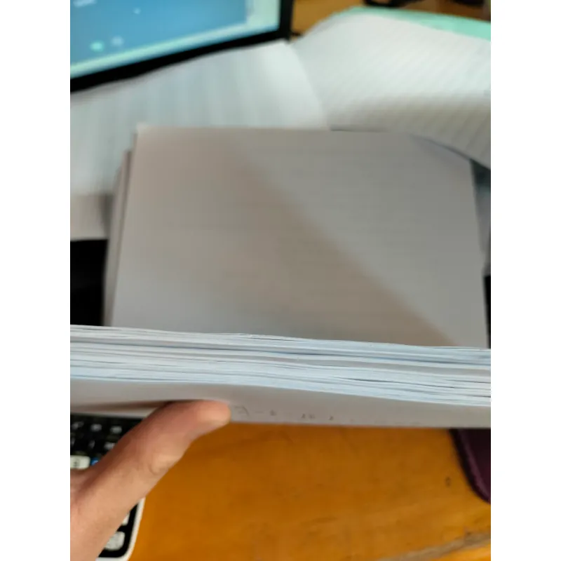 Xấp giấy in lỗi còn 1 mặt trắng mới có thể dùng làm nháp, gói hàng 934425