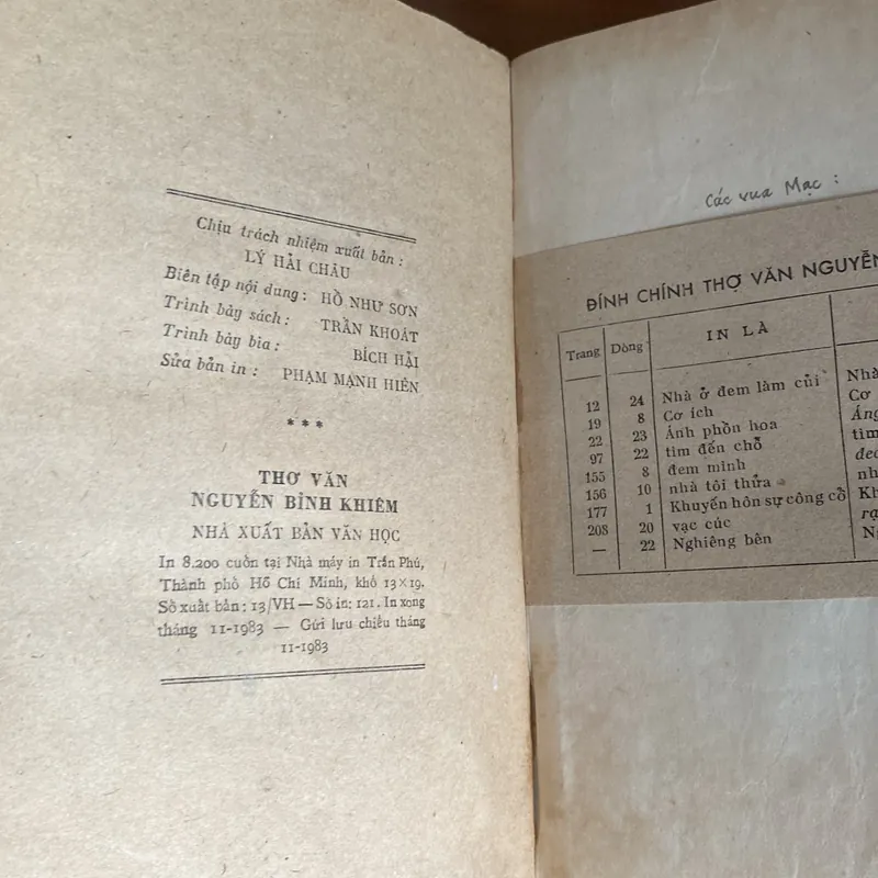 THƠ VĂN NGUYỄN BỈNH KHIÊM (XB 1983) 590674
