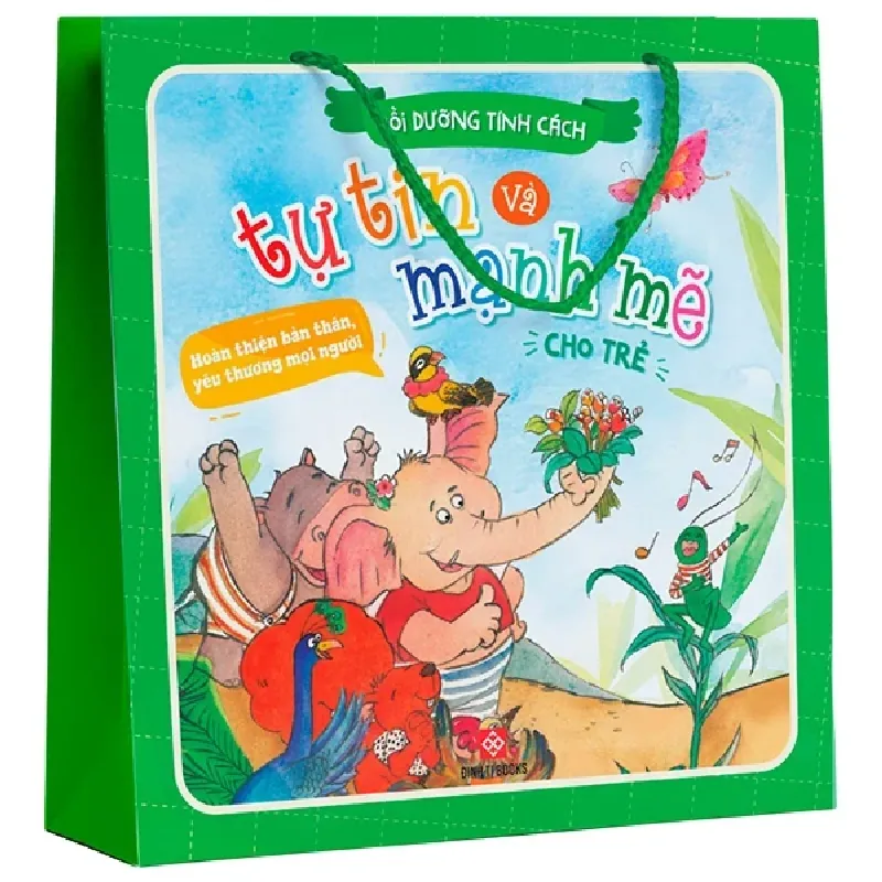 Bộ Sách Bồi Dưỡng Tính Cách Tự Tin Và Mạnh Mẽ Cho Trẻ - Hoàn Thiện Bản Thân, Yêu Thương Mọi Người (Túi 4 Cuốn) (2023) - Sách Thiếu Nhi Tiểu Kỳ Lân 462360