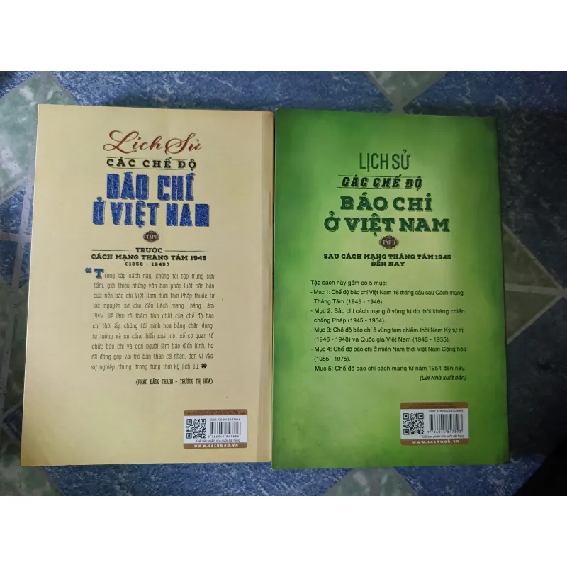 Lịch sử các chế độ báo chí ở Việt Nam ( 2 tập) - Phan Đăng Thanh & Trương Thị Hòa 697468