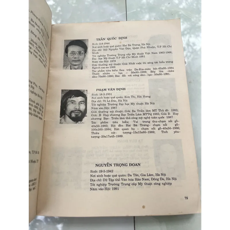 KỶ YẾU HỘI NGHỆ SĨ TẠO HÌNH VIỆT NAM 1957 - 1992 930953