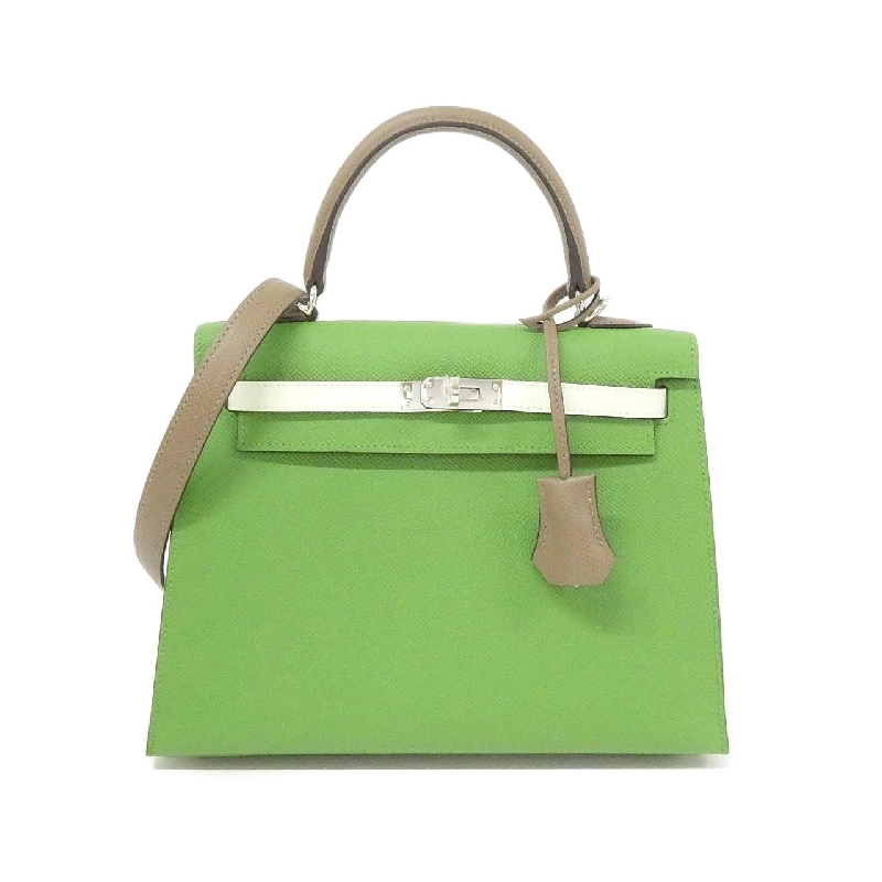 【Sản phẩm chưa sử dụng】Túi Hermes Kelly Tricolor 25cm 082734CK 619311