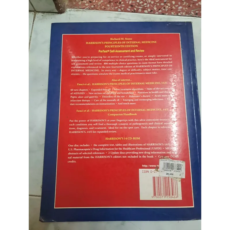 Bài tập harrison internal medicine 14th assessment 696935