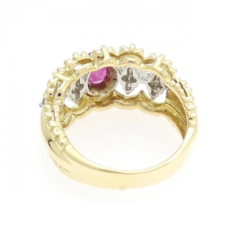 Nhẫn Ruby K18YG/PT850 0.45CT - Hàng hiệu Chính hãng 848579