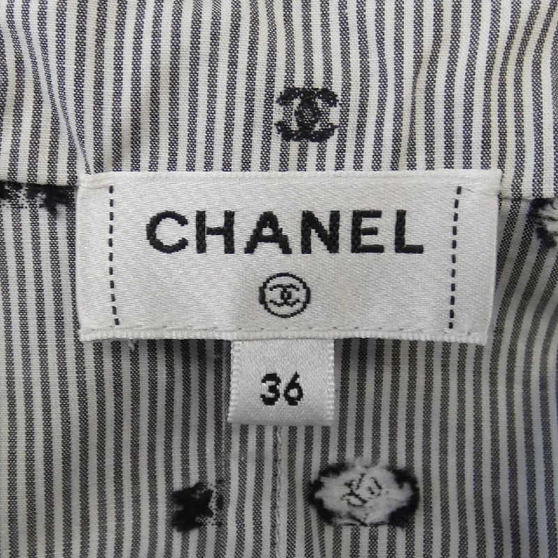 Áo sơ mi ngắn tay CHANEL LOOK13 P76758V63866 634003