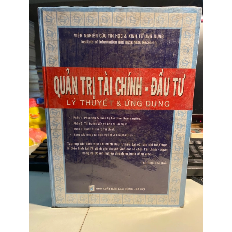 Quản Trị Tài Chính - Đầu Tư ( Lý Thuyết & Ứng Dụng)-Tác giả ThS Đinh thế Hiển STB926 457004