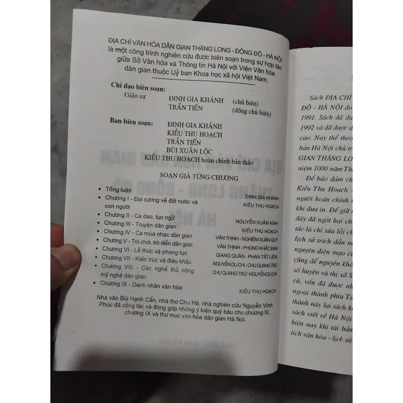 Địa chí văn hóa dân gian Thăng Long - Đông Đô - Hà Nội  992773