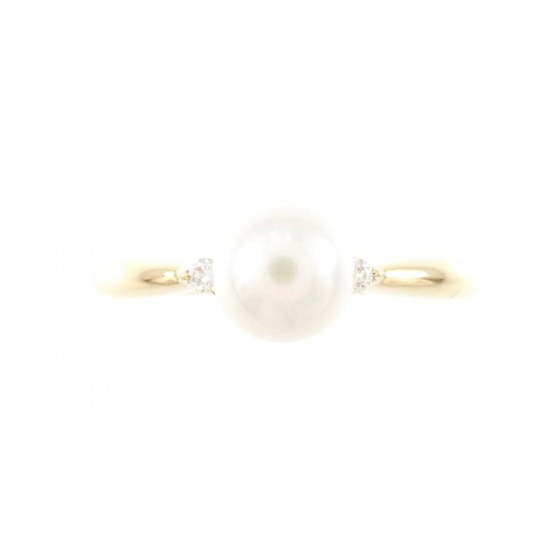 Nhẫn ngọc trai Akoya K18YG 5.3mm 670852