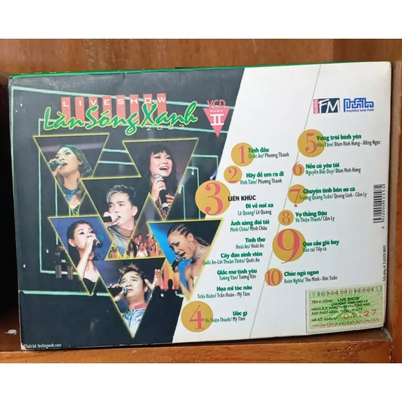 2 đĩa chính hãng Làn Sóng Xanh 1020192