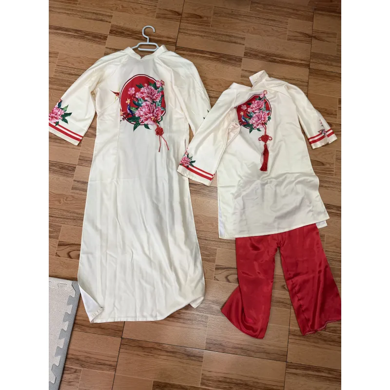 Set áo dài mẹ và bé 935108
