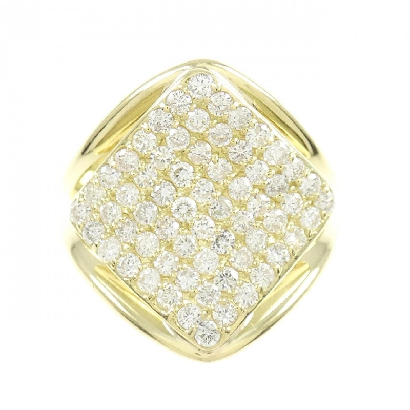 Nhẫn kim cương Pavé K18YG 1.00CT 672757