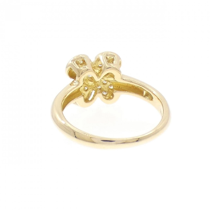 Nhẫn kim cương hoa K18YG 0.33CT - Hàng hiệu Authentic 850005