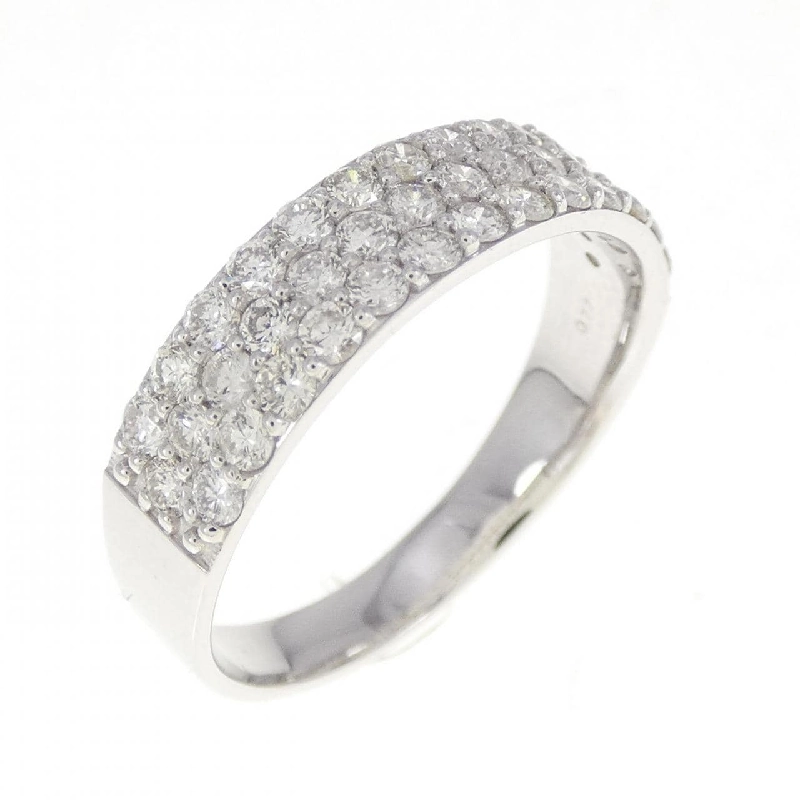 【Sản phẩm mới】Nhẫn kim cương K18WG 0.77CT 673581