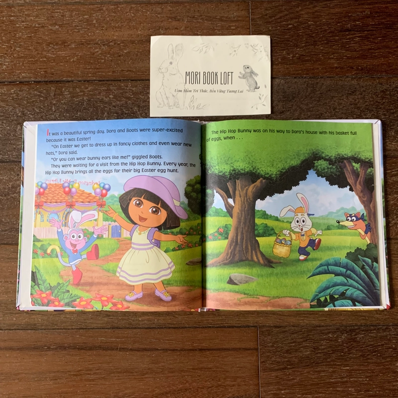 Sách tranh tiếng anh Dora's Easter Bunny Adventure, Used, Bìa cứng 479276
