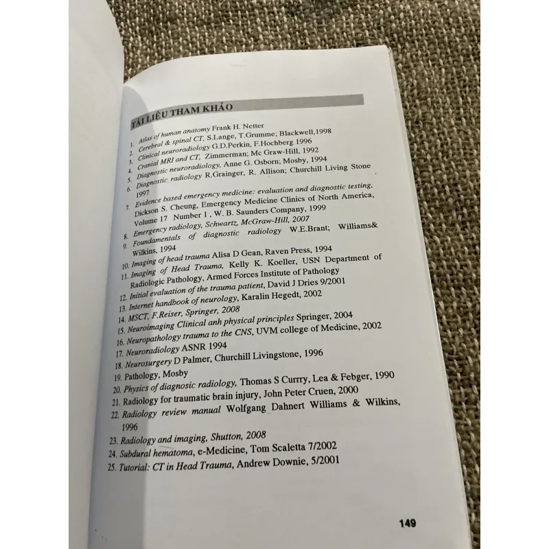 CT chấn thương đầu - PGS. PHẠM NGỌC HOA ThS. LÊ VẤN PHƯỚC; 150 trang khổ lớn  1021342