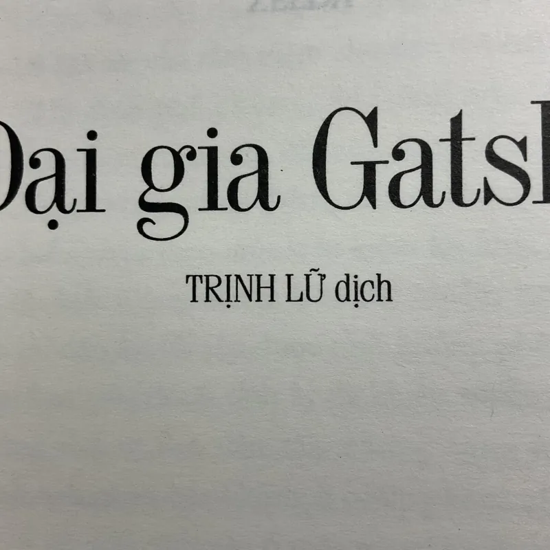 Đại gia Gatsby - F.S. Fitzgerald 757934