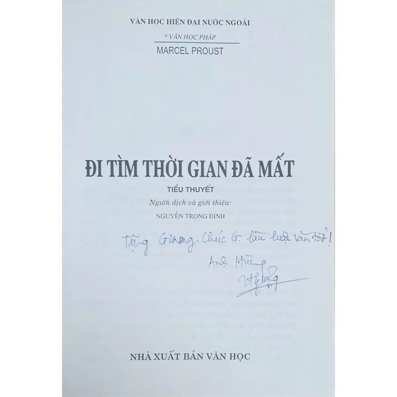 Đi tìm thời gian đã mất (Bên phía nhà Swann) 980062