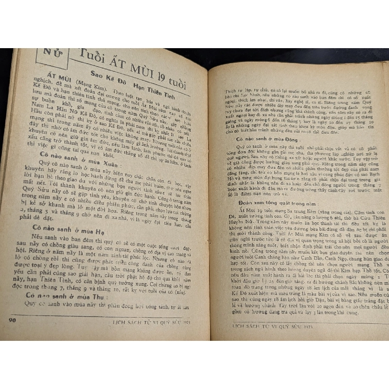 Lịch sách tử vi quý sửu 1973 125749