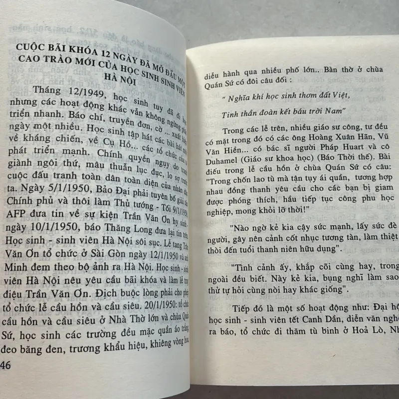 Một thời sôi nổi - tập hồi ký của học sinh sinh viên kháng chiến Hà Nội 800637