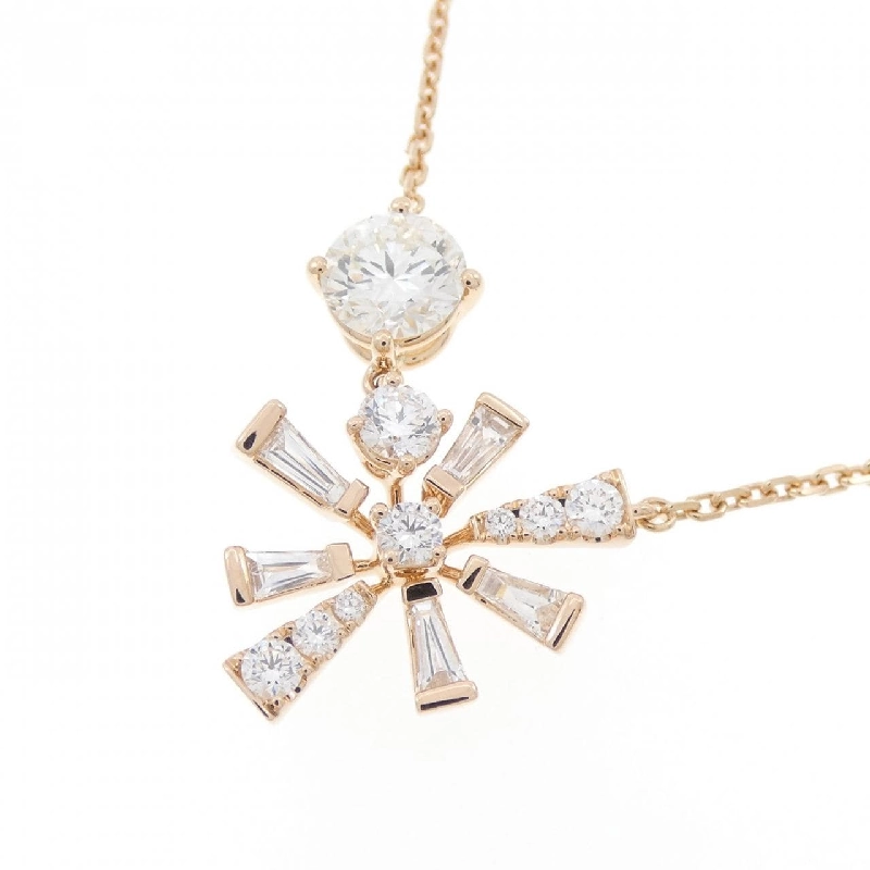 K18PG Dây chuyền kim cương 0.80CT - Hàng hiệu Chính hãng 862655