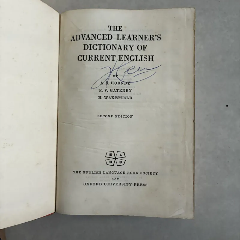 Oxford Advanced Learner's Dictionary of Current English 1018007