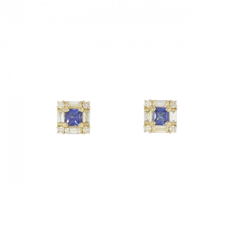 Bông tai Sapphire K18YG 0.30CT - Hàng hiệu Chính hãng 877279