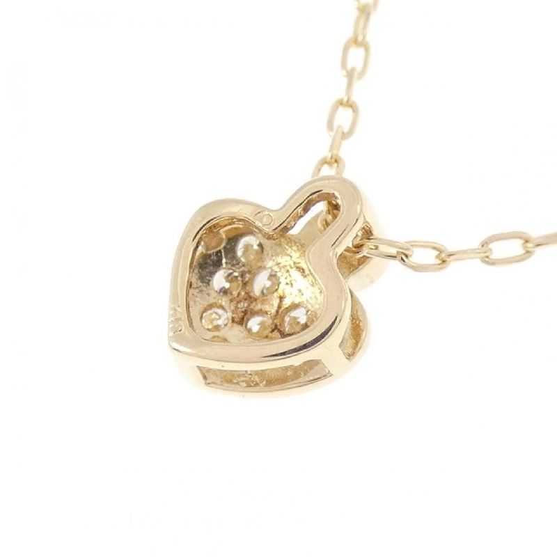 K18YG Dây chuyền kim cương hình trái tim - Hàng hiệu Authentic 868518