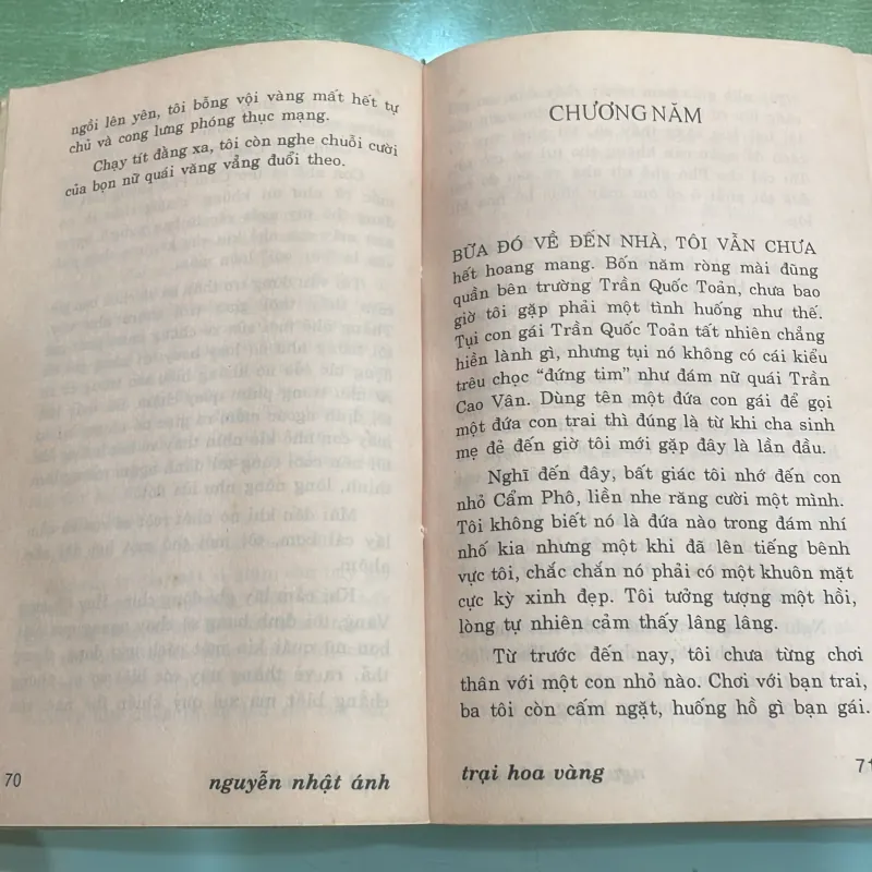Trại hoa vàng - nguyễn nhật ánh - nxb Trẻ 1997 in lần thứ 4  1026418