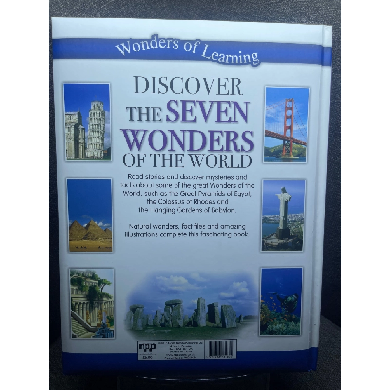 The seven wonders of the world mới 90% sách tranh màu ngoại văn kỳ quan thế giới Wonders of learning HPB1605 SÁCH NGOẠI VĂN 351250