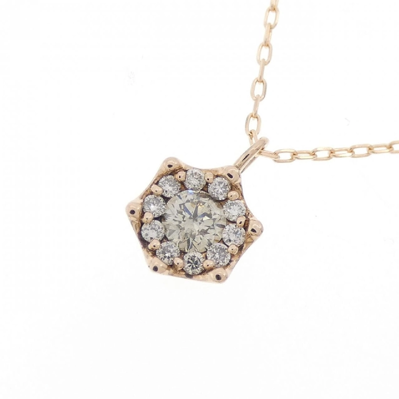 K18PG Dây chuyền kim cương 0.31CT - Hàng hiệu Chính hãng 866949