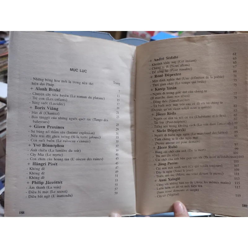 Sách: Tiếng nói trong khoảng cách (Thơ hiện đại Pháp) - TG: Nhiều tác giả (A3) 735202