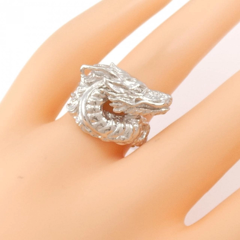 【Sản phẩm mới】Nhẫn kim cương PT950 hình rồng 0.005CT 671159