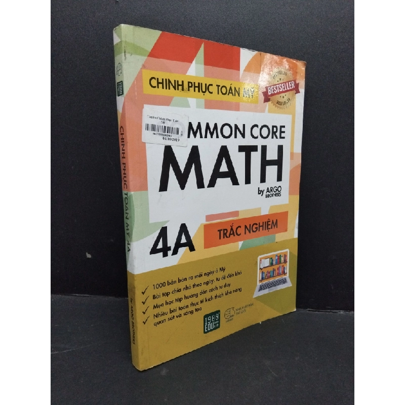 Chinh phục toán Mỹ 4A mới 80% bẩn ố nhẹ 2018 HCM1710 GIÁO TRÌNH, CHUYÊN MÔN 303363