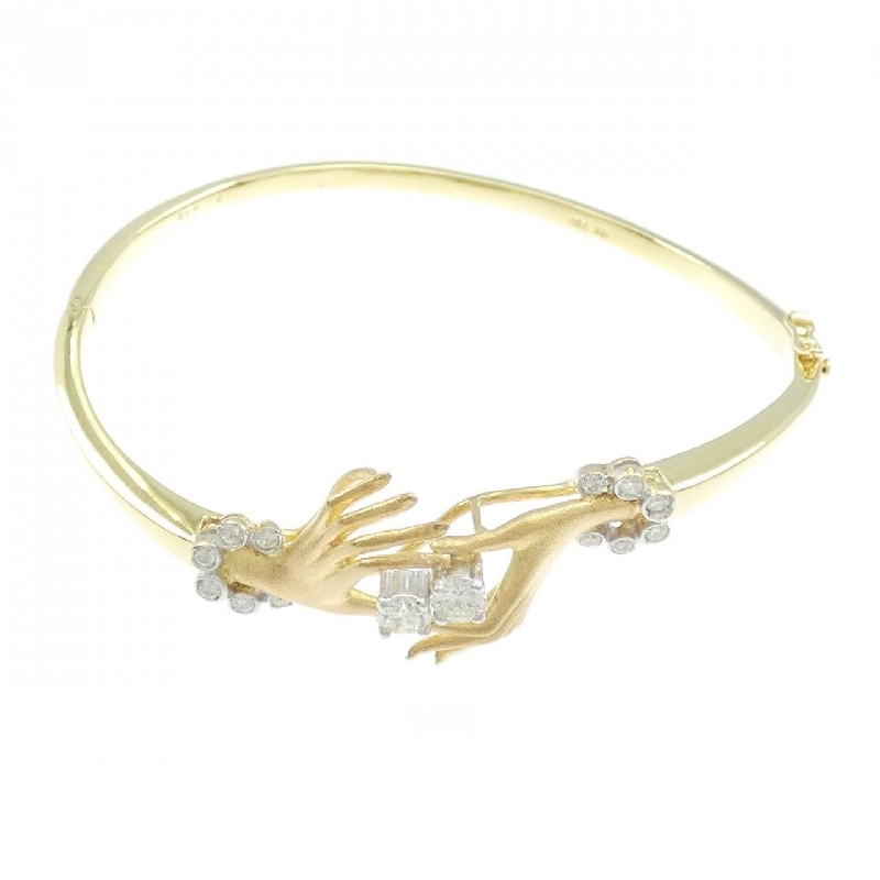 Bangle kim cương 750YG/750WG 0.33CT - Hàng hiệu Authentic 871023