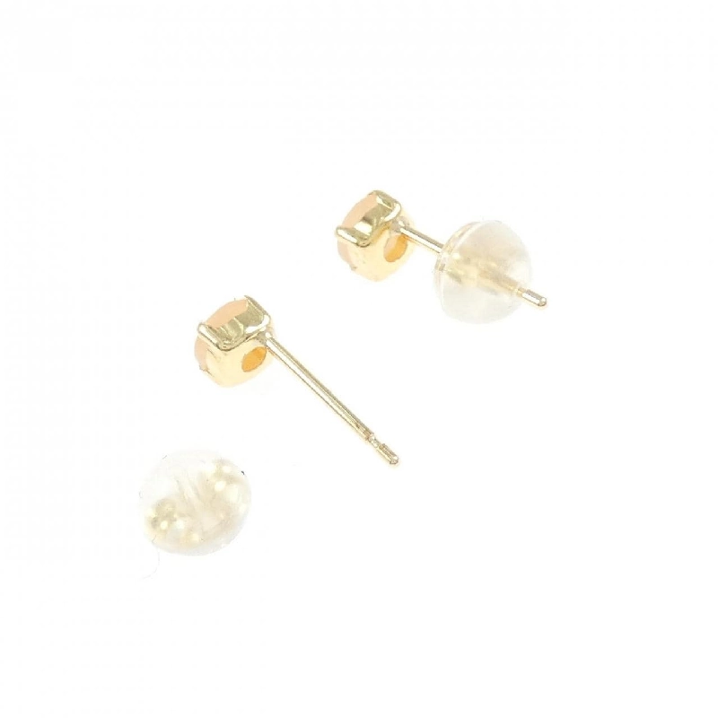 K18YG Đá mặt trăng Bông tai - Hàng hiệu Chính hãng 869828