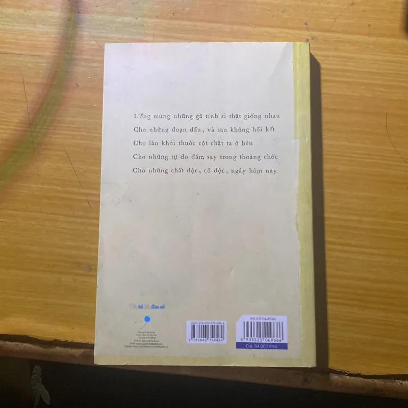 một chỗ ở quầy bar-trịnh nam trân 998959