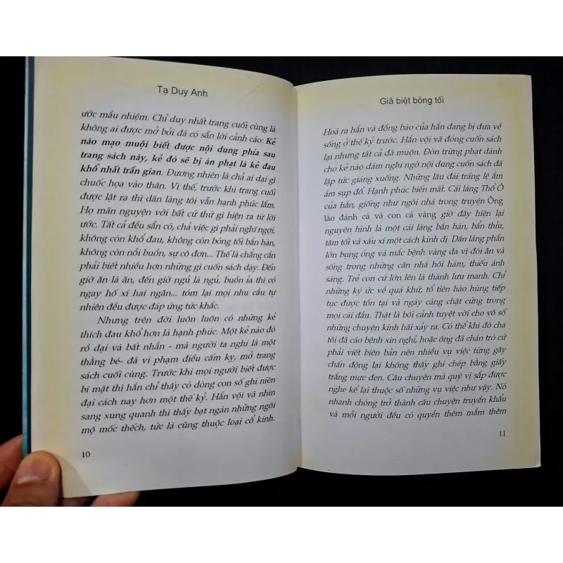 Giã Biệt Bóng Tối - Tạ Duy Anh  1027031