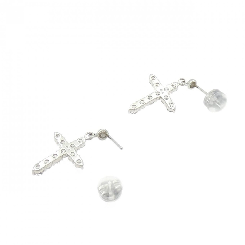 Bông tai kim cương PT900 hình chữ thập 1.0CT - Hàng hiệu Chính hãng 867047