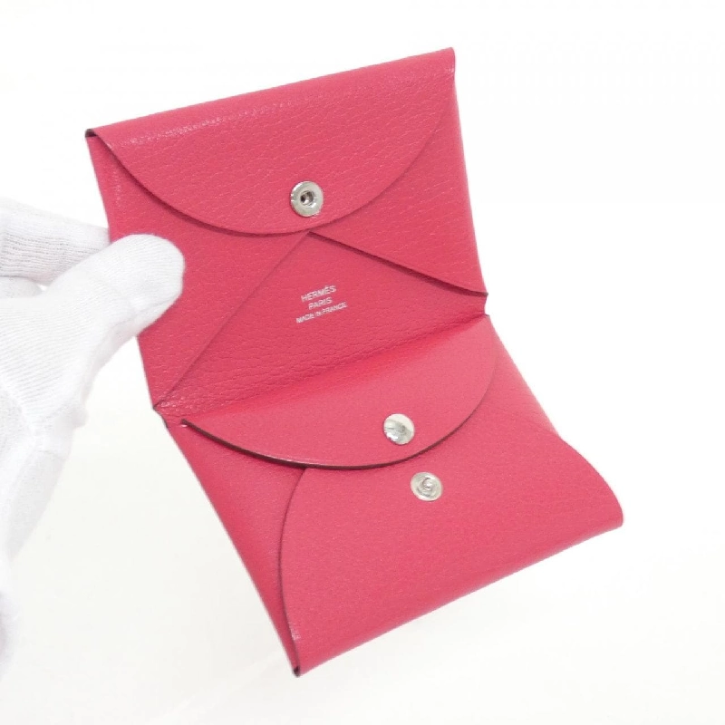 【Sản phẩm chưa sử dụng】Ví tiền Hermes Calvi Duo 083416CK 620994