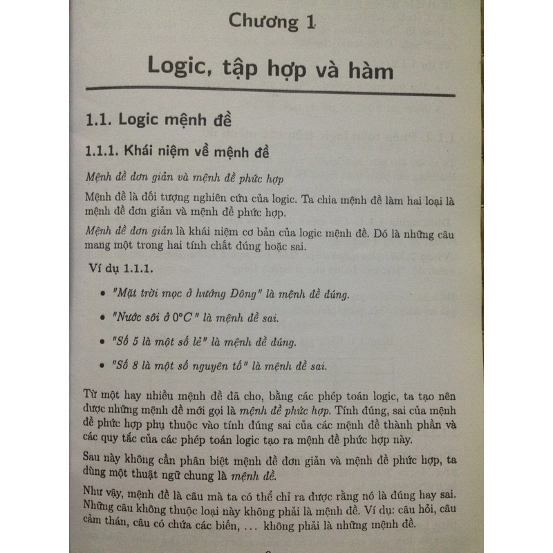LOGIC ,SUY LUẬN TOÁN HỌC VÀ KỸ THUẬT ĐẾM 488004