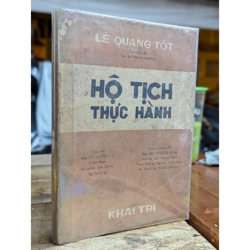 HỘ TỊCH THỰC HÀNH - LÊ QUANG TỐT 182960