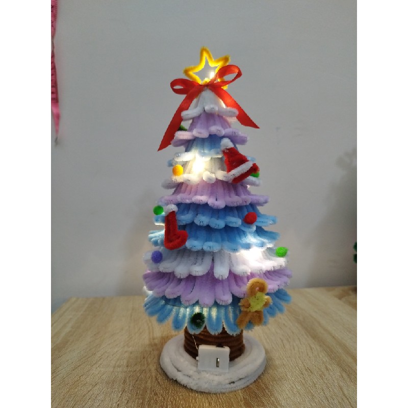 Thông noel bằng kẽm nhung 25220