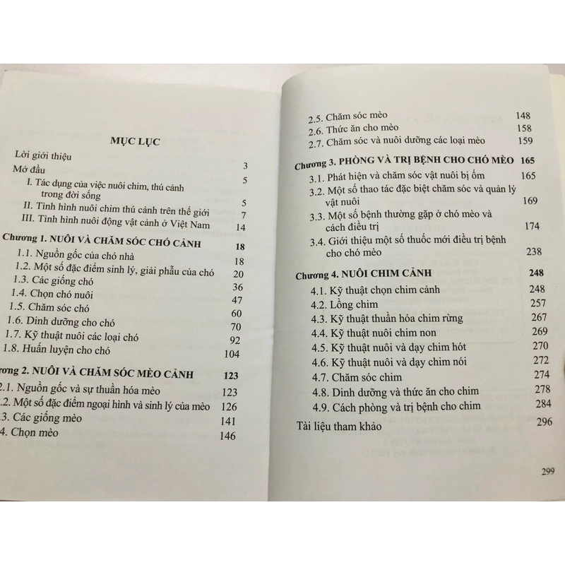 NUÔI CHÓ MÈO VÀ CHIM CẢNH - 300 trang, nxb: 2023 360147