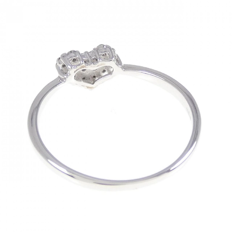 Nhẫn kim cương hình trái tim K18WG 0.14CT 670587