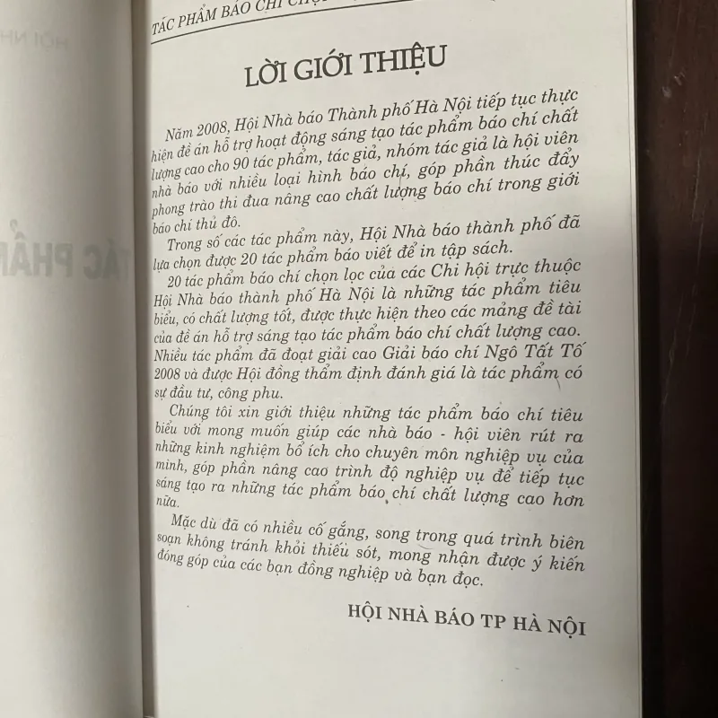 [hiếm] Tác phẩm báo chí chọn lọc 1036149