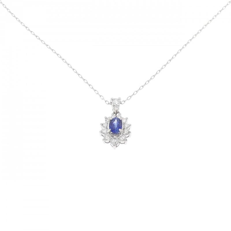 Dây chuyền Sapphire PT900/PT850 0.58CT - Hàng hiệu Chính hãng 859663