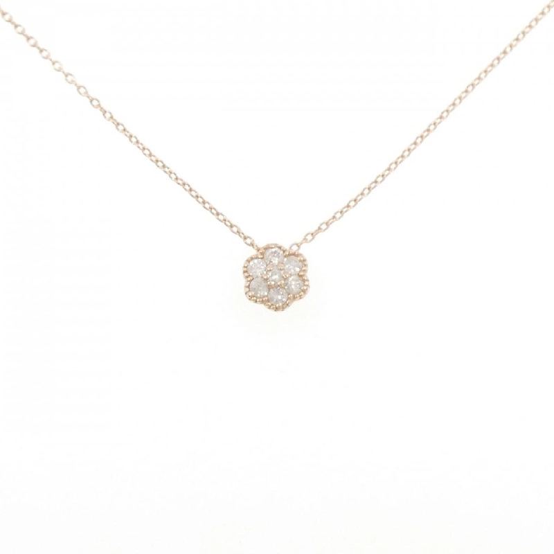 K10PG Hoa Kim Cương Dây Chuyền 0.16CT - Hàng hiệu Chính hãng 857520