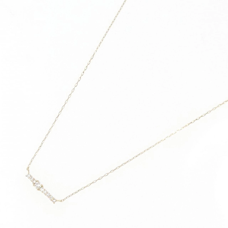 Dây chuyền kim cương K18YG 0.10CT - Hàng hiệu chính hãng 864986