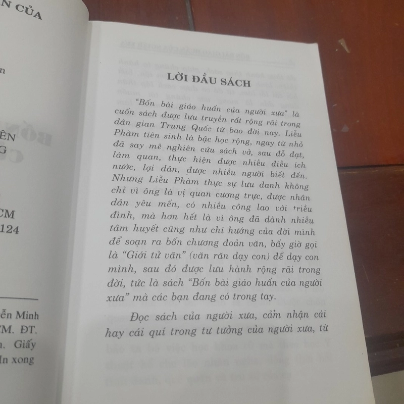 BỐN BÀI GIÁO HUẤN của Người xưa 525311