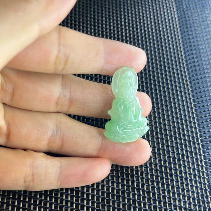 Phật bà quan âm đá Cẩm thạch xanh Ngọc 1011967